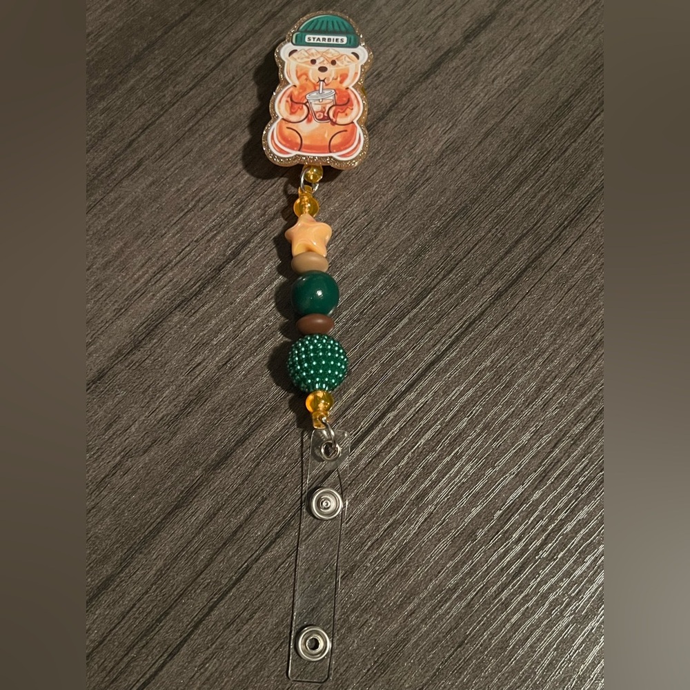 Bear badge reel